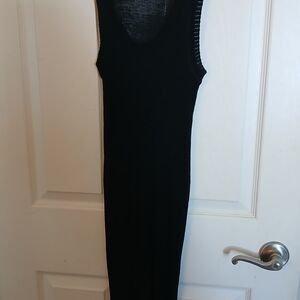 GAP Classic Black Sleeveless Maxi Dress